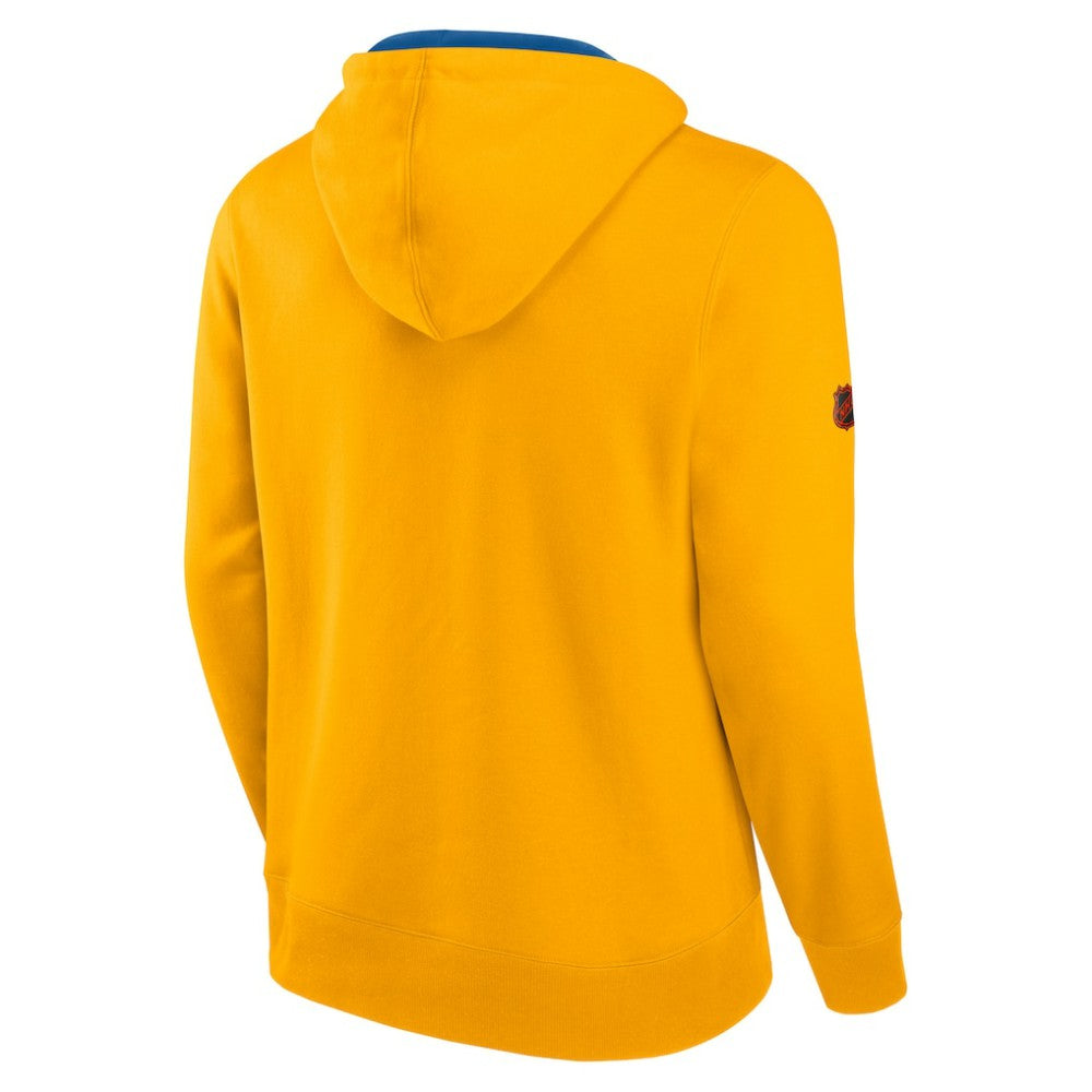 NHL St. Louis Blues Fanatics Special Edition 2.0 Team Logo Pullover Hoodie - Gold