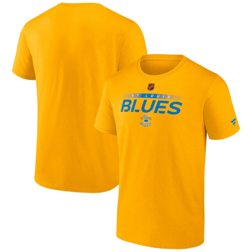 NHL St. Louis Blues Fanatics Special Edition 2.0 Authentic Pro T-Shirt - Yellow