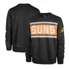 Phoenix Suns '47 Tribeca Emerson Pullover Sweatshirt Heather Black