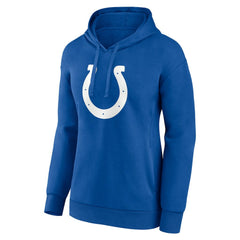 Jonathan Taylor Indianapolis Colts Women's Player Icon Name & Number V-Neck Pullover Hoodie Royal
