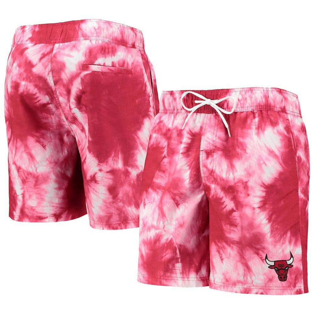 Chicago Bulls G-III Sports by Carl Banks Splash Volley Swim Shorts Red