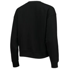 Miami Marlins DKNY Sport Women's Carrie Pullover Sweatshirt - Black Pullover