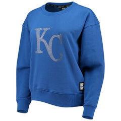 Kansas City Royals DKNY Sport Women's Carrie Pullover Sweatshirt - Royal Pullover