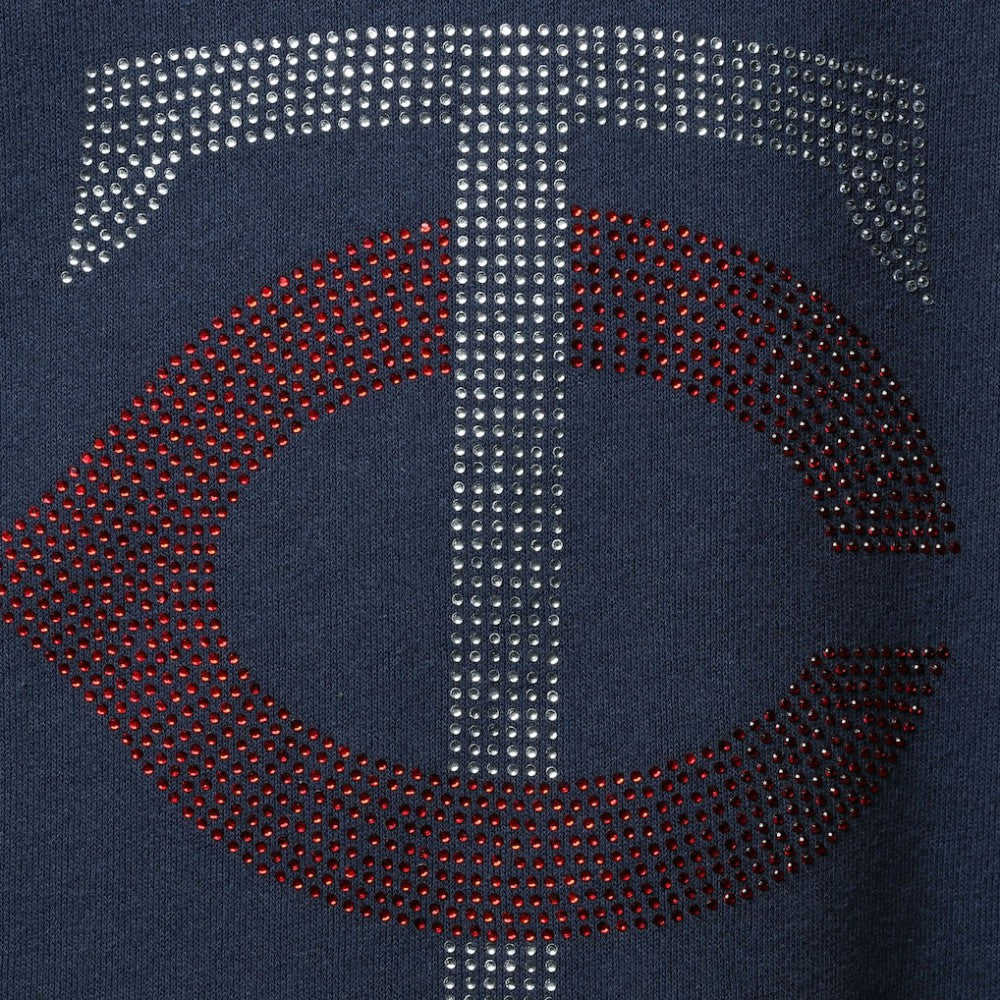 Minnesota Twins DKNY Sport Women's Carrie Pullover Sweatshirt - Navy Pullover