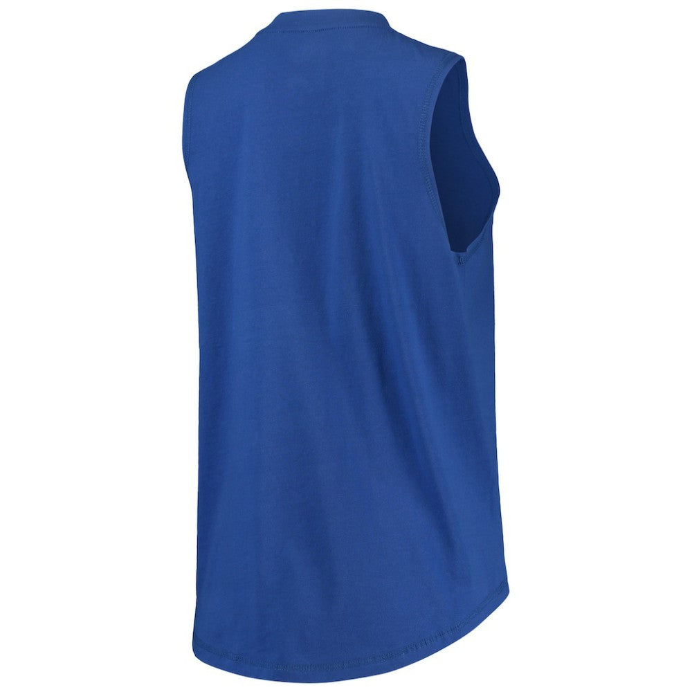 Chicago Cubs DKNY Sport Women's Marcie Tank Top - Royal Tanks
