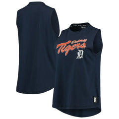 Detroit Tigers DKNY Sport Women's Marcie Tank Top - Navy Tanks