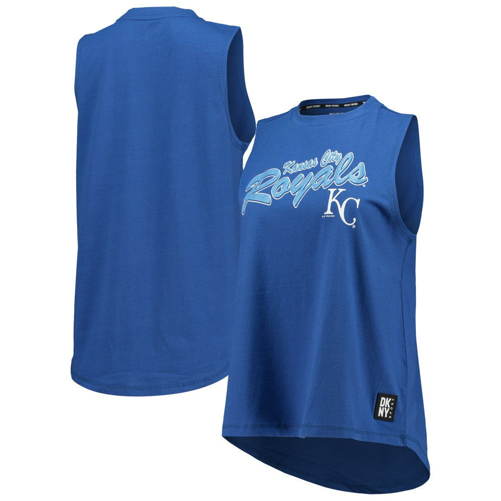 Kansas City Royals DKNY Sport Women's Marcie Tank Top - Royal Tanks