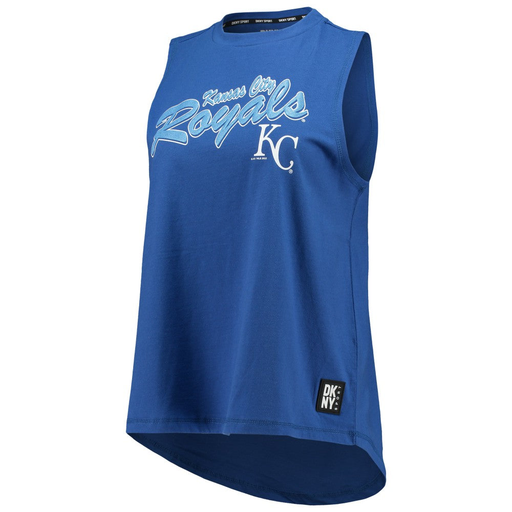 Kansas City Royals DKNY Sport Women's Marcie Tank Top - Royal Tanks