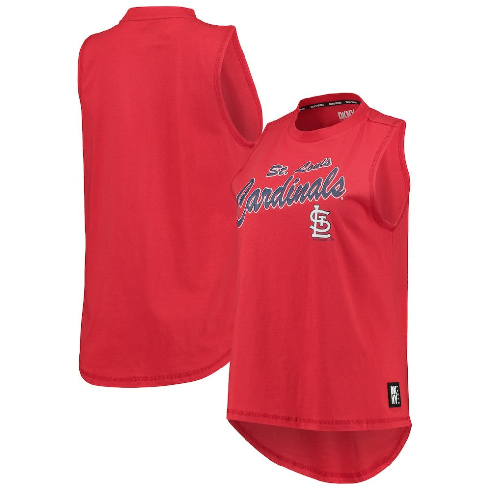 St. Louis Cardinals DKNY Sport Women's Marcie Tank Top - Red Tanks