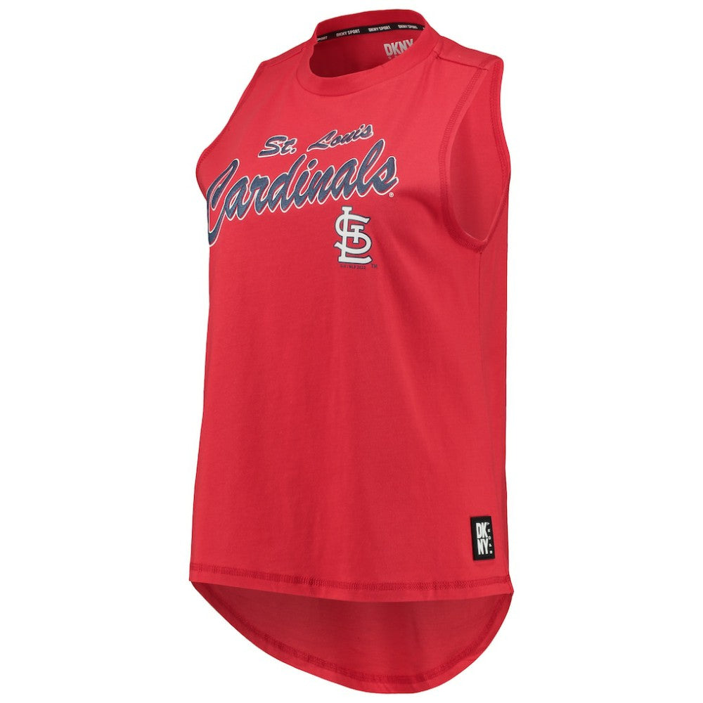St. Louis Cardinals DKNY Sport Women's Marcie Tank Top - Red Tanks