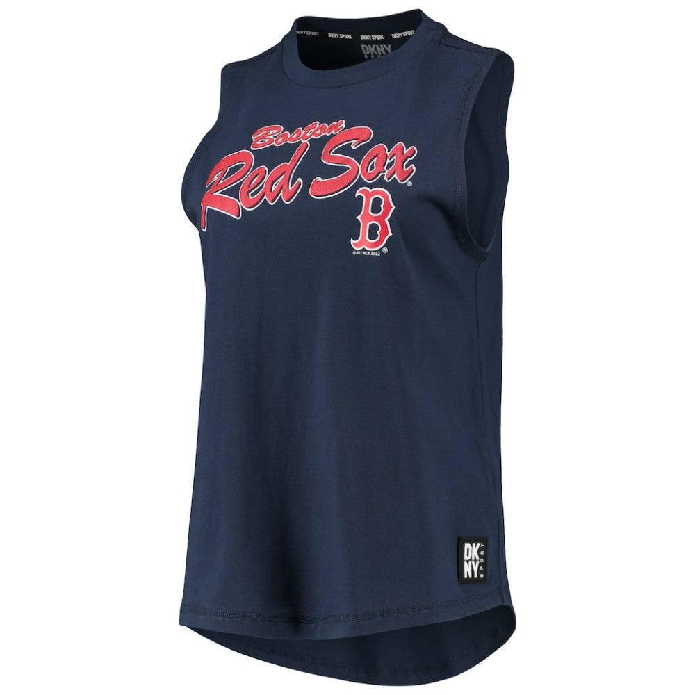 Boston Red Sox DKNY Sport Women's Marcie Tank Top - Navy Tanks