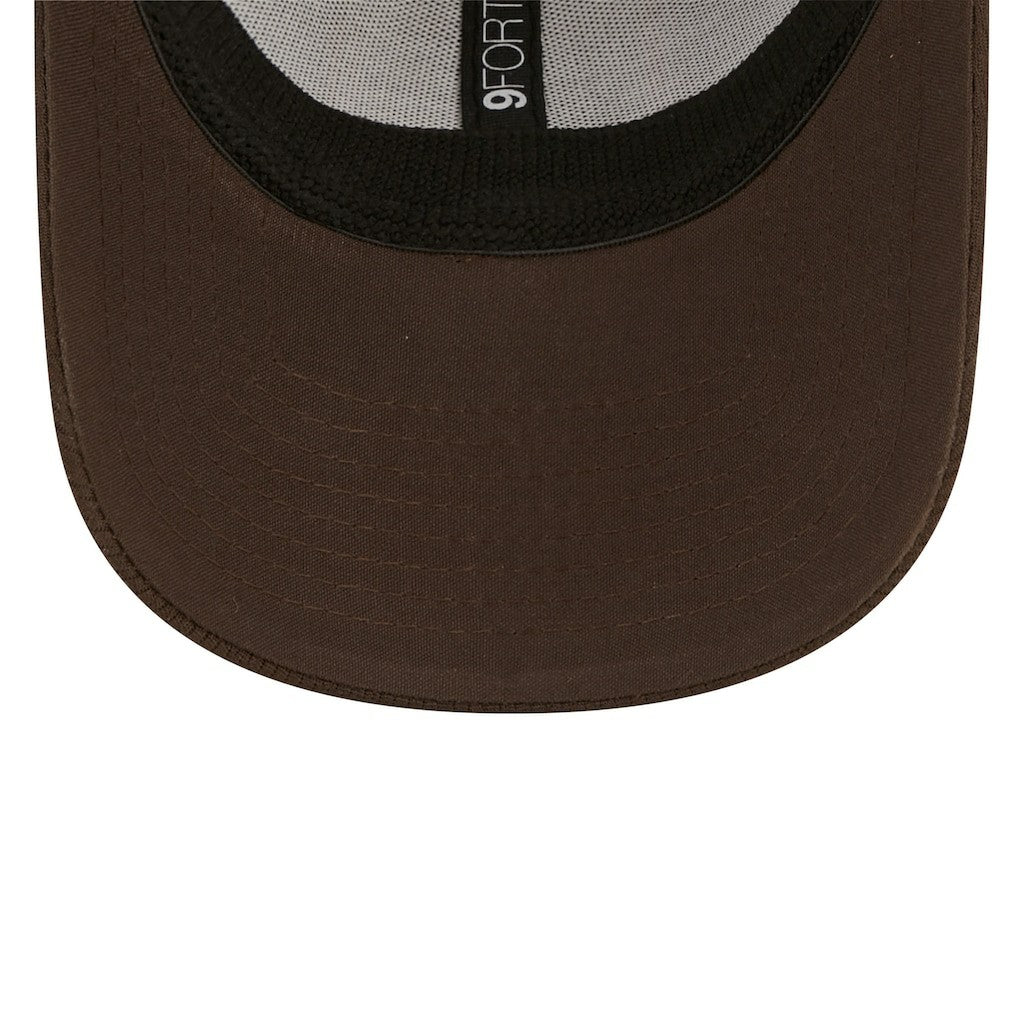 Cleveland Browns New Era Framed AF 9FORTY Snapback Hat Brown
