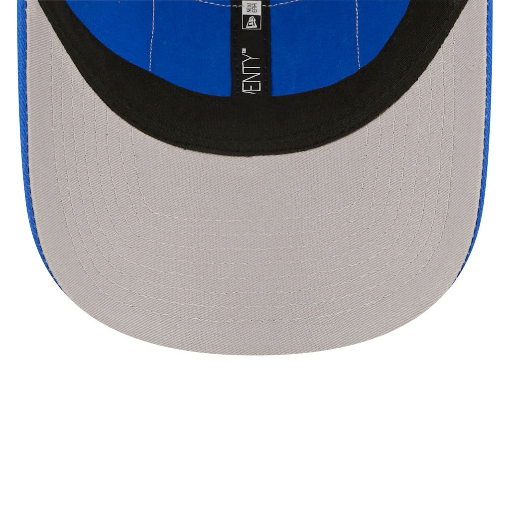 Los Angeles Rams New Era Devoted Trucker 9TWENTY Snapback Hat Royal/Natural