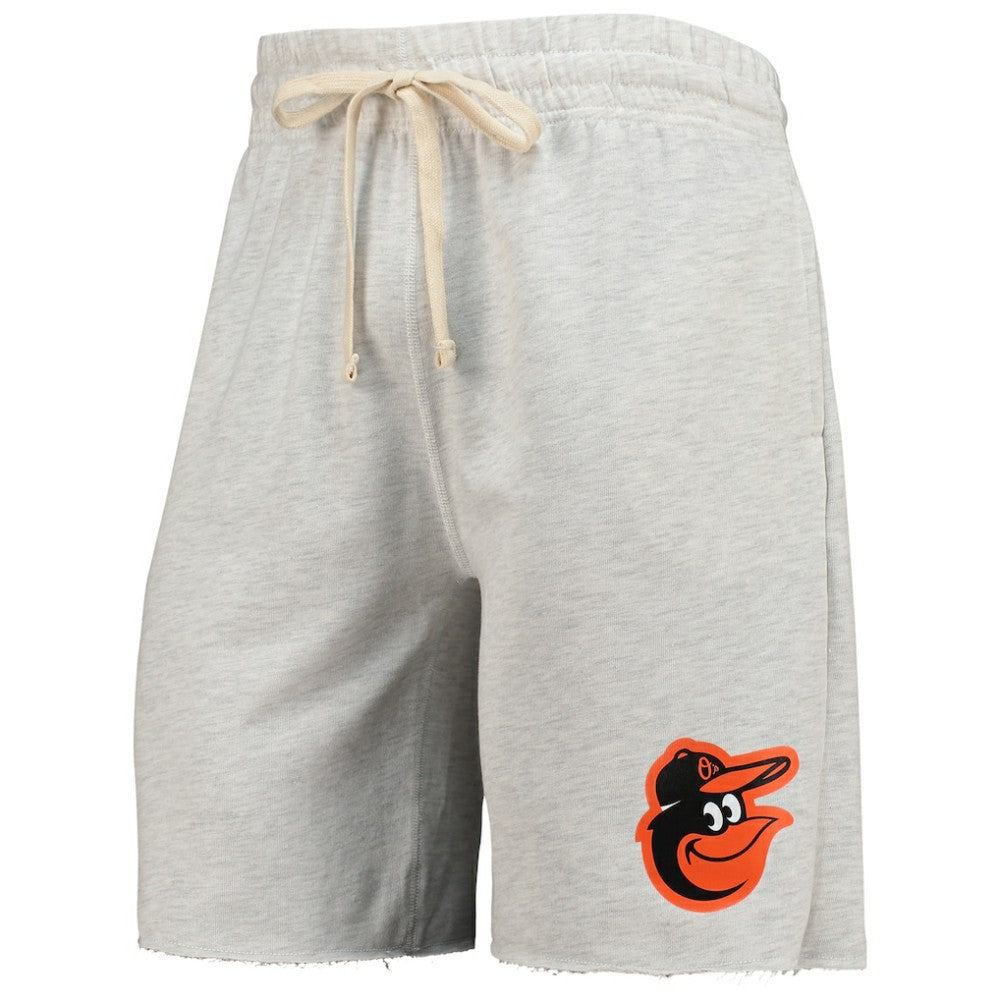 Baltimore Orioles Concepts Sport Mainstream Terry Tri-Blend Shorts - Oatmeal Shorts