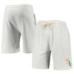 Chicago White Sox Concepts Sport Mainstream Logo Terry Tri-Blend Shorts - Oatmeal Shorts