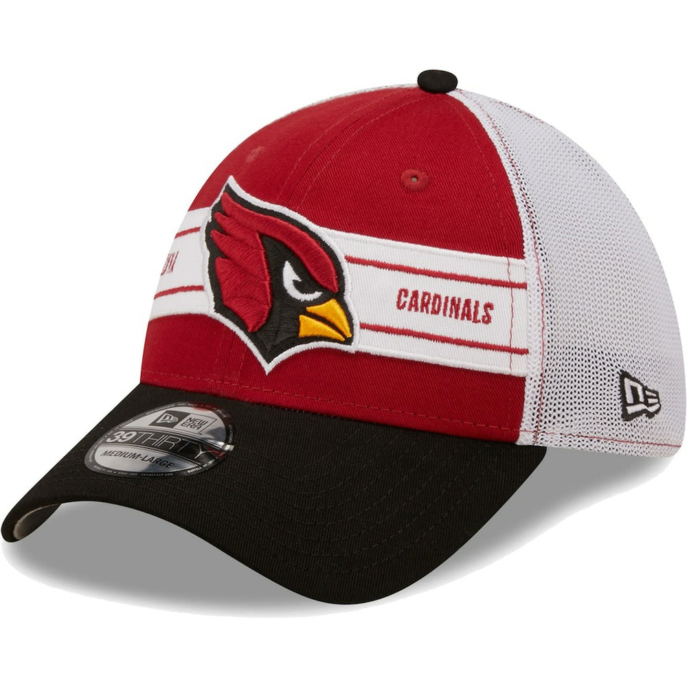 Arizona Cardinals New Era Team Banded 39THIRTY Flex Hat Cardinal/Black