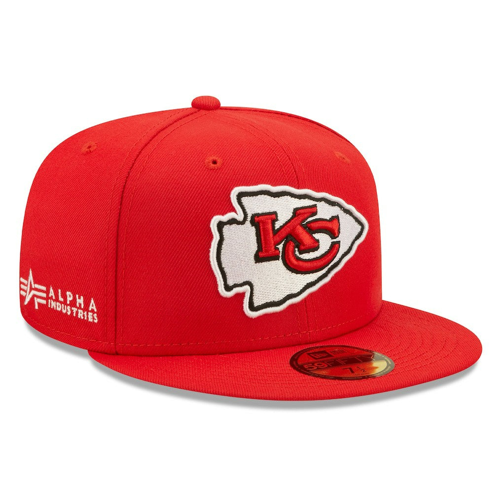 Kansas City Chiefs New Era x Alpha Industries Alpha 59FIFTY Fitted Hat Red
