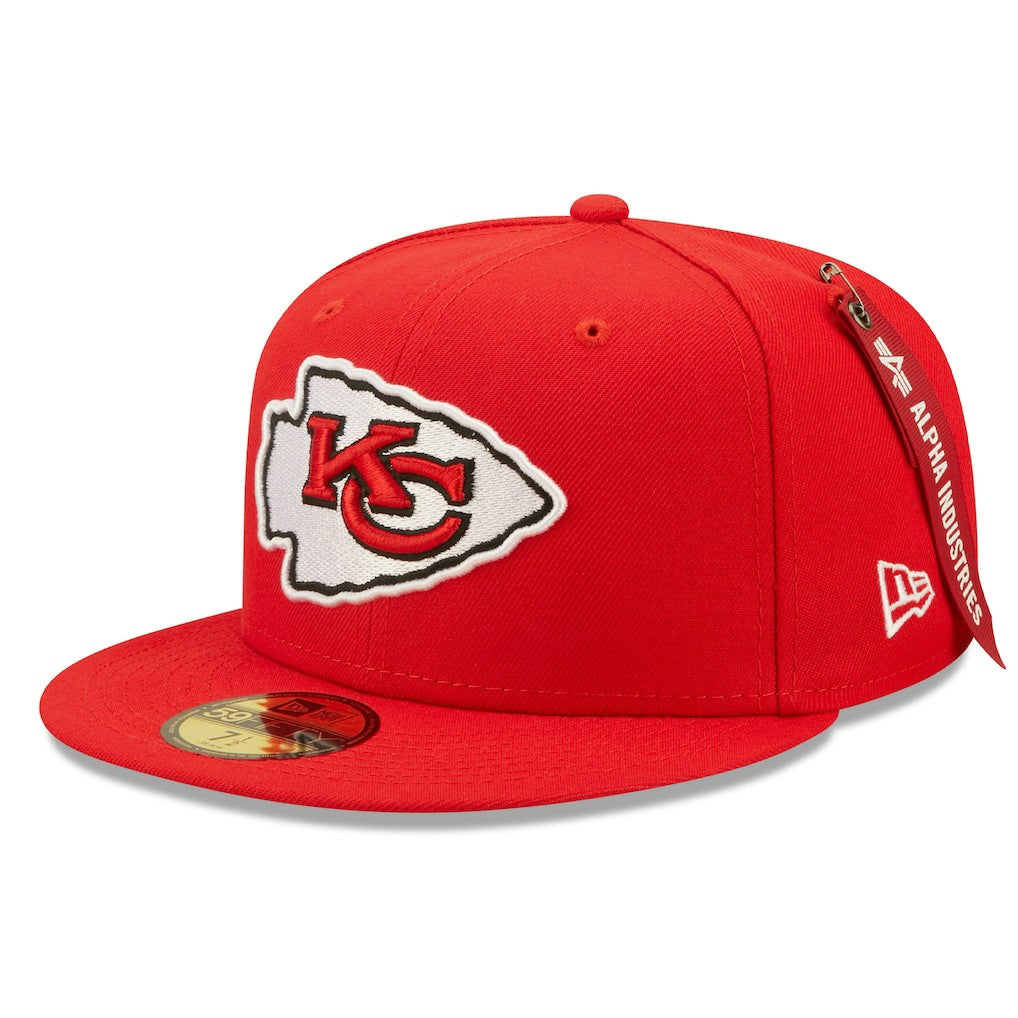 Kansas City Chiefs New Era x Alpha Industries Alpha 59FIFTY Fitted Hat Red