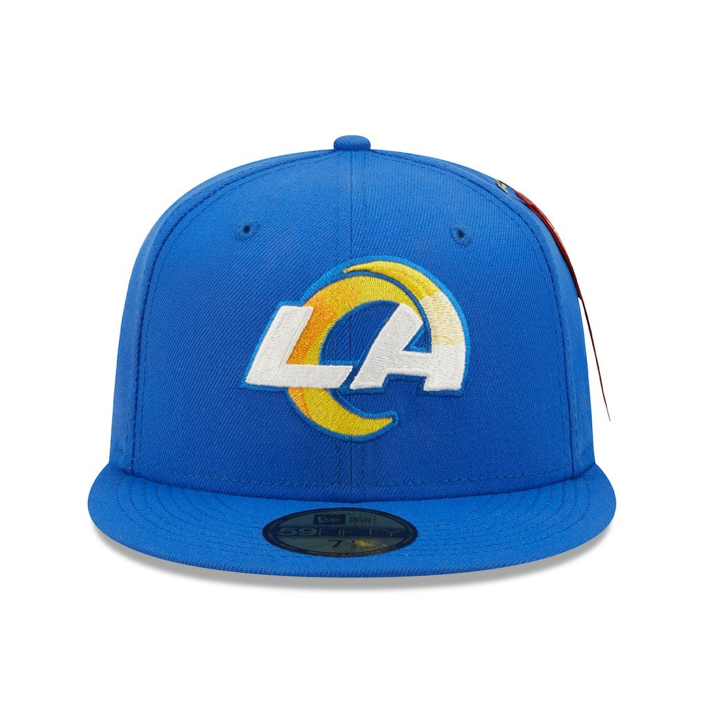 Los Angeles Rams New Era x Alpha Industries Alpha 59FIFTY Fitted Hat Royal