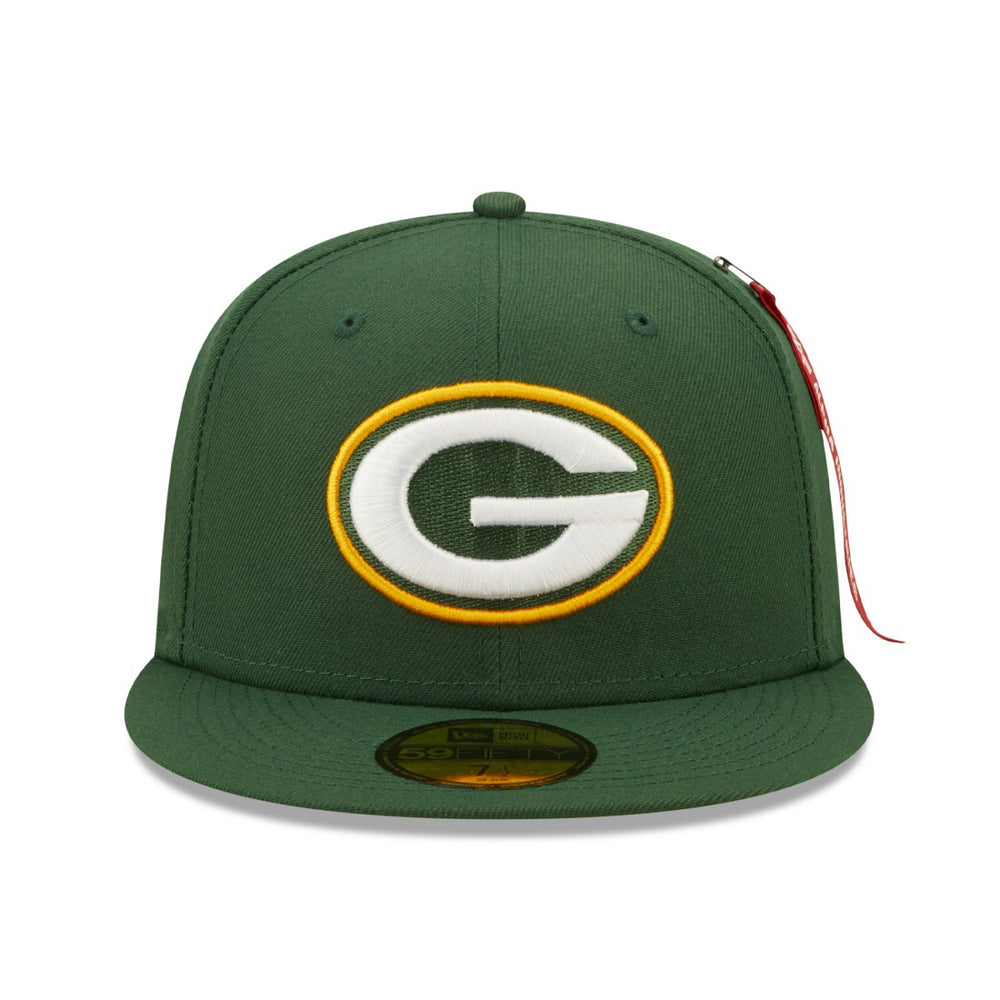 Green Bay Packers New Era x Alpha Industries Alpha 59FIFTY Fitted Hat Green