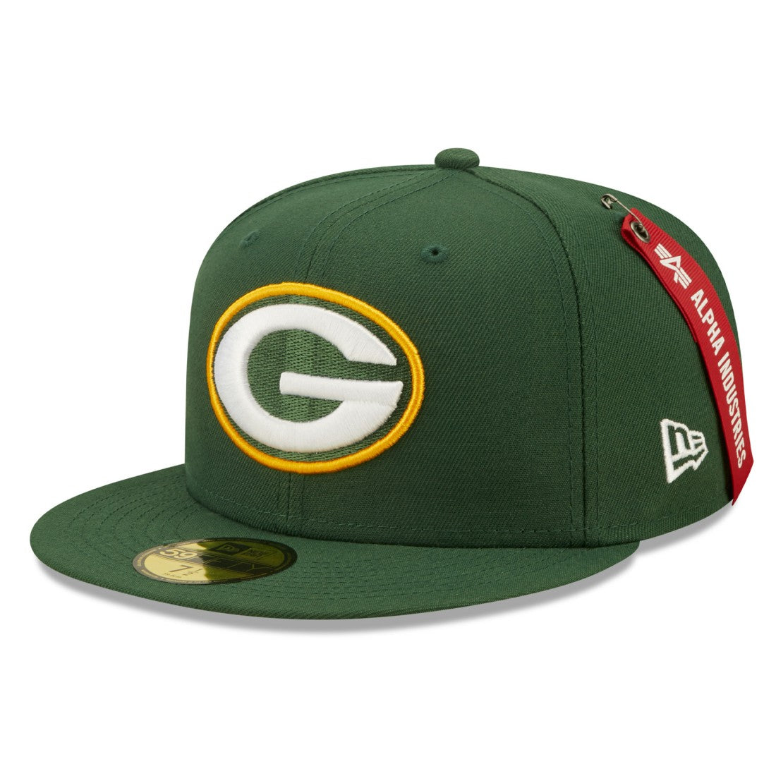 Green Bay Packers New Era x Alpha Industries Alpha 59FIFTY Fitted Hat Green