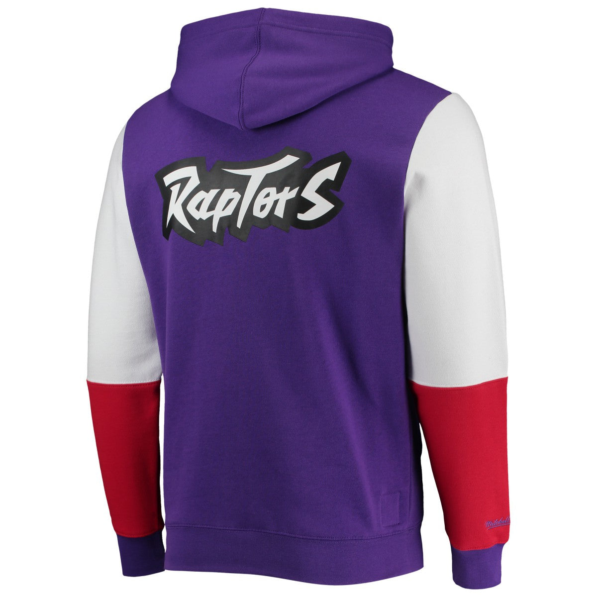 Toronto Raptors Hardwood Classics Fusion 2.0 Colorblock Pullover Hoodie Purple