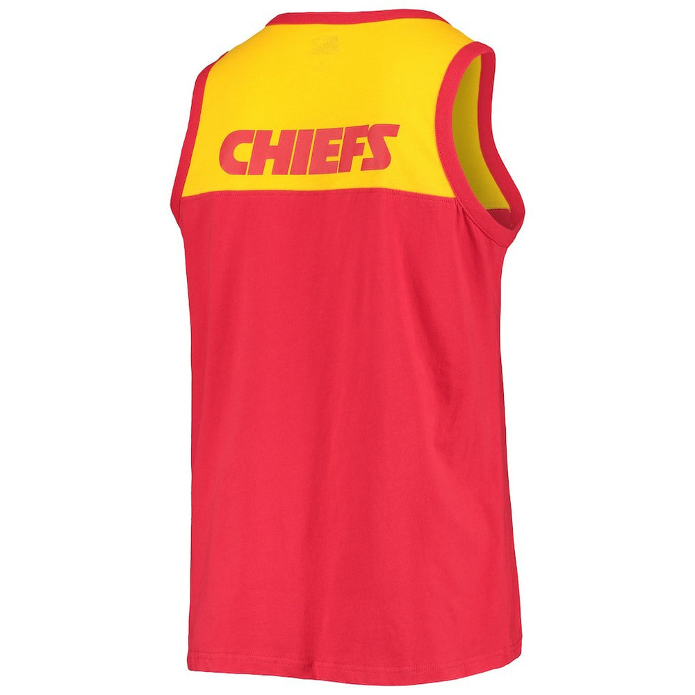 Kansas City Chiefs Starter Team Touchdown Fashion Tank Top Red/Gold