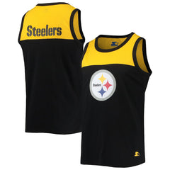 Pittsburgh Steelers Starter Team Touchdown Fashion Tank Top Black/Gold