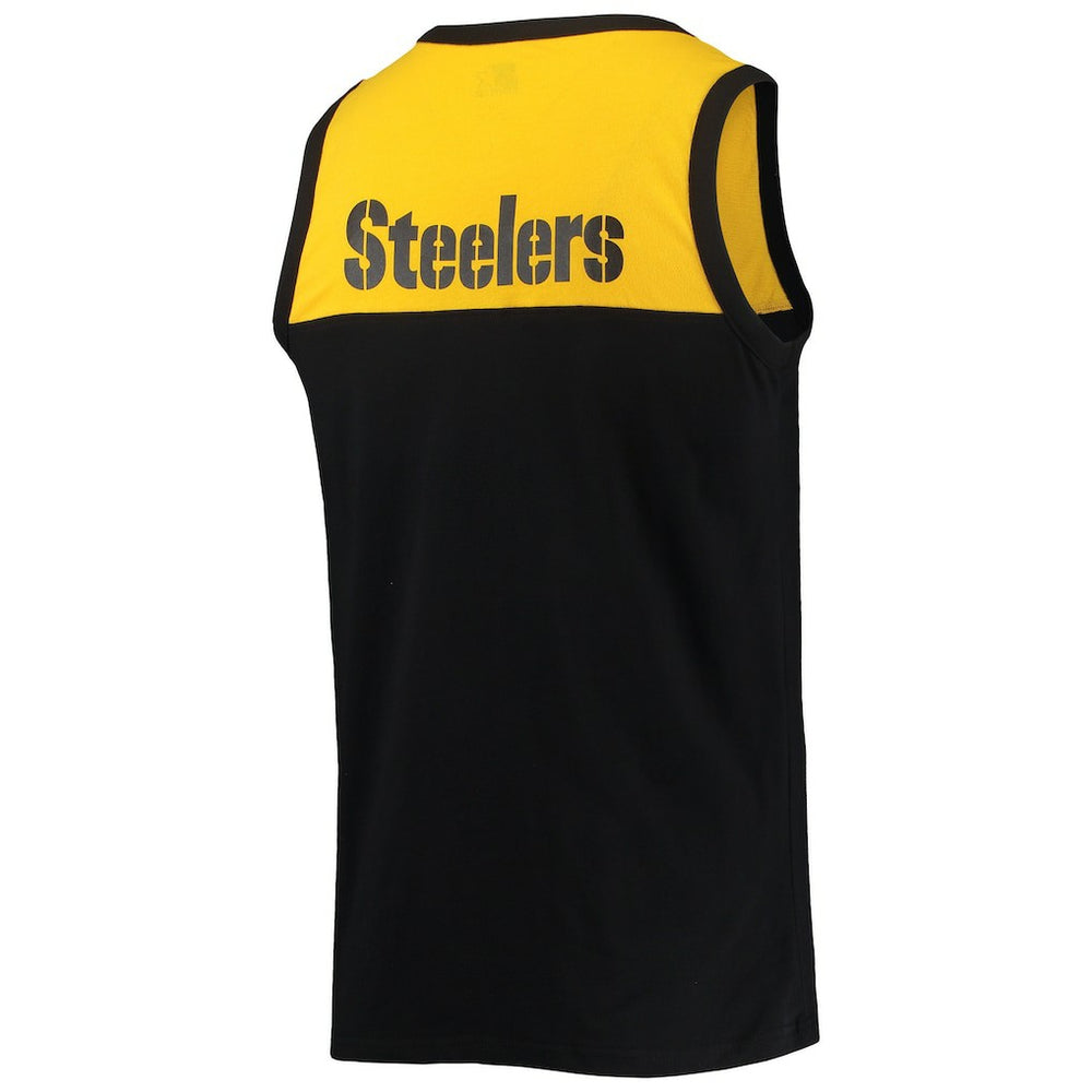Pittsburgh Steelers Starter Team Touchdown Fashion Tank Top Black/Gold