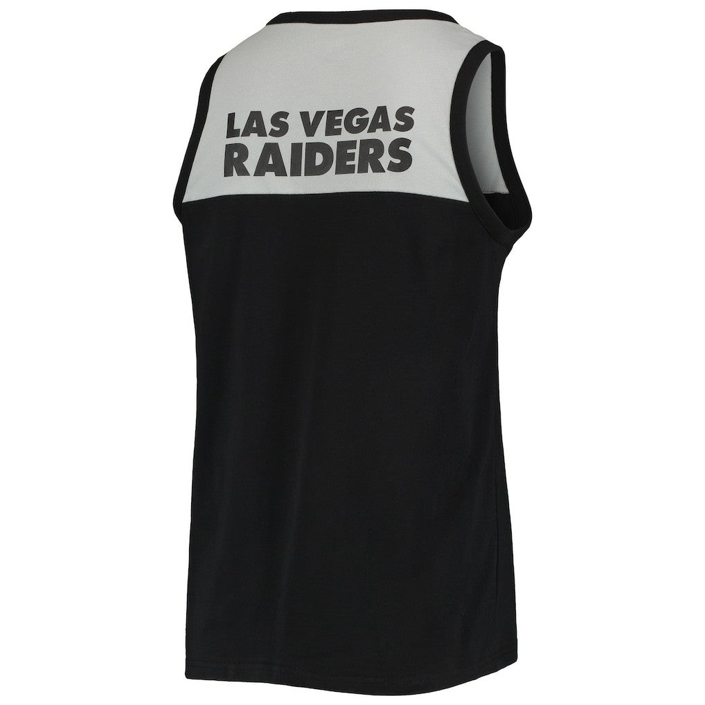 Las Vegas Raiders Starter Team Touchdown Fashion Tank Top Black/Silver