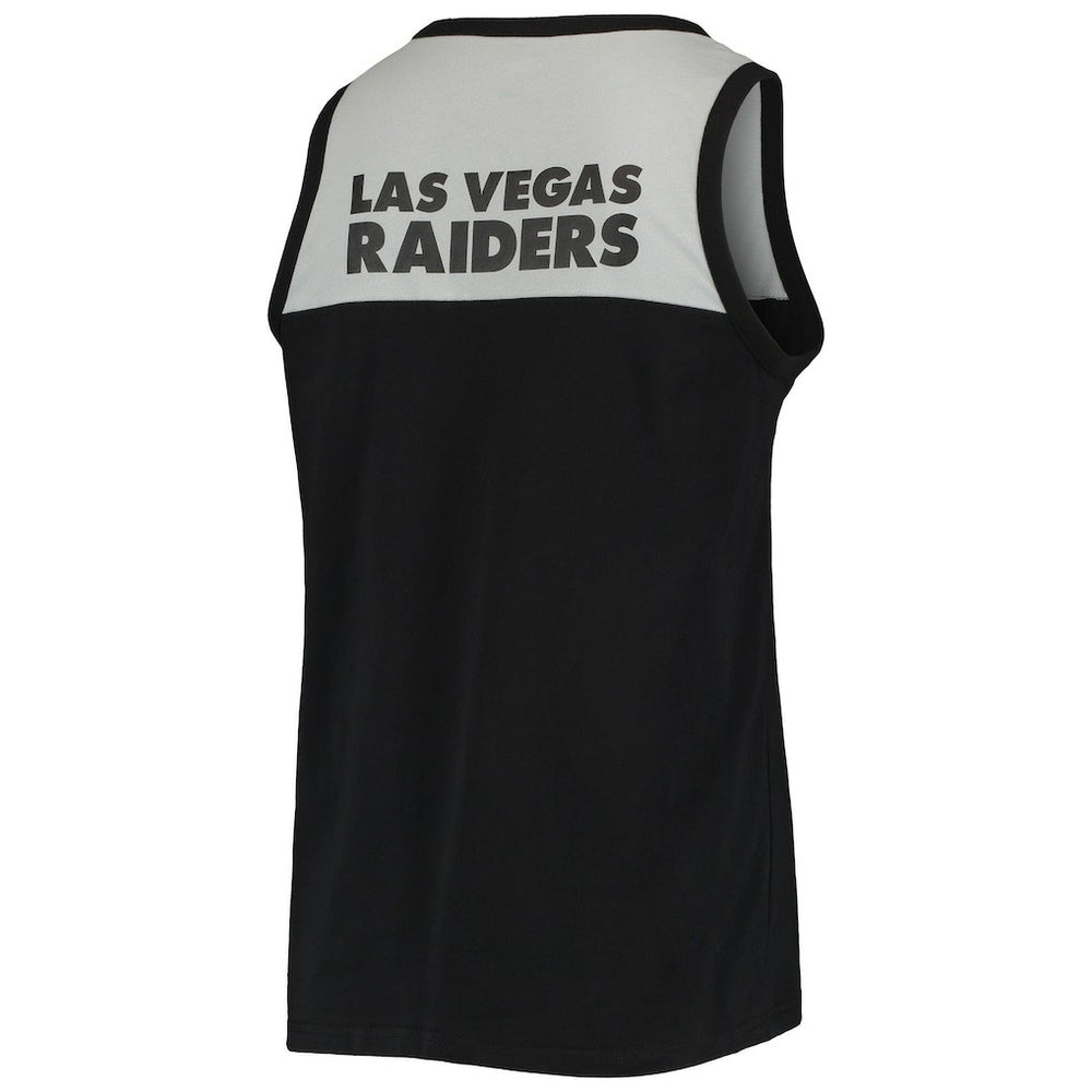 Las Vegas Raiders Starter Team Touchdown Fashion Tank Top Black/Silver