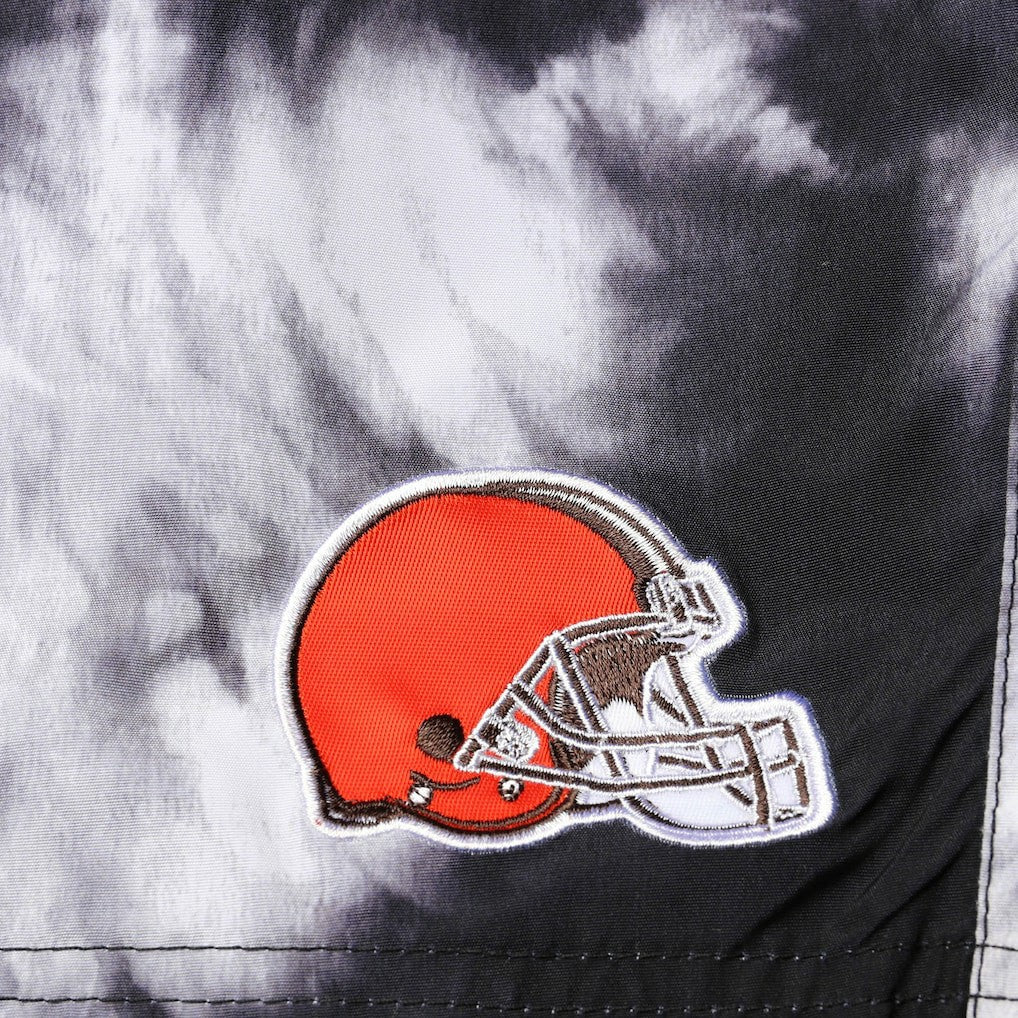 Cleveland Browns G-III Sports by Carl Banks Splash Volley Swim Shorts Black