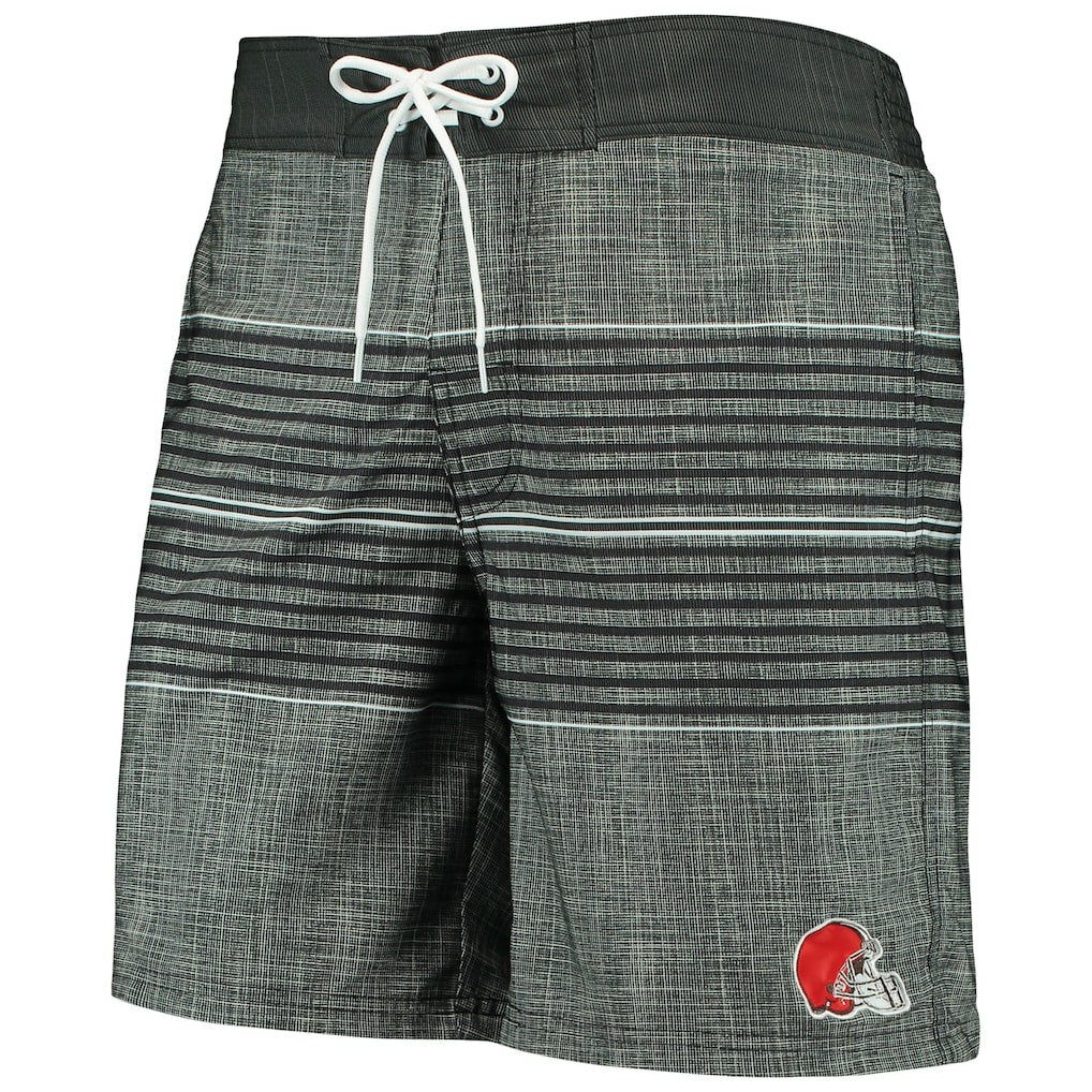 Cleveland Browns G-III Sports by Carl Banks Horizon Swim Shorts Black