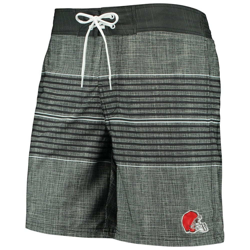 Cleveland Browns G-III Sports by Carl Banks Horizon Swim Shorts Black