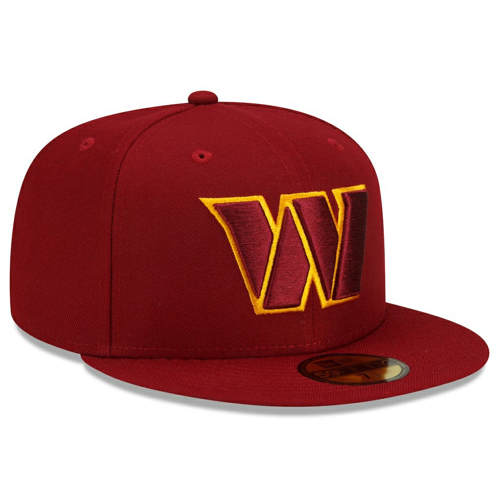 Washington Commanders New Era Team Basic 59FIFTY Fitted Hat Burgundy