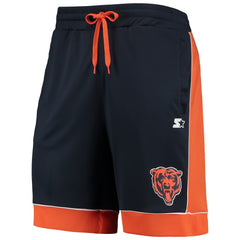 Chicago Bears Starter Fan Favorite Fashion Shorts Navy/Orange