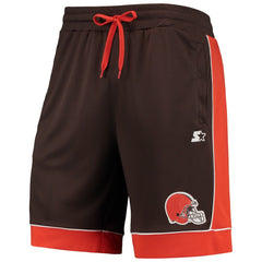 Cleveland Browns Starter Fan Favorite Fashion Shorts Brown/Orange