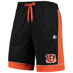 Cincinnati Bengals Starter Fan Favorite Fashion Shorts Black/Orange