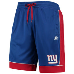 New York Giants Starter Fan Favorite Fashion Shorts Royal/Red