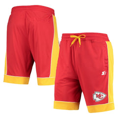 Kansas City Chiefs Starter Fan Favorite Fashion Shorts Red/Gold