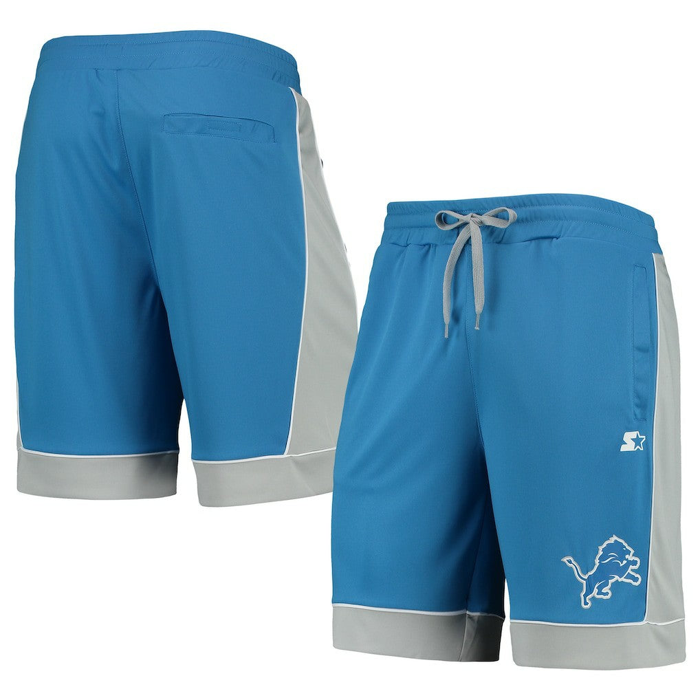 Detroit Lions Starter Fan Favorite Fashion Shorts Blue/Gray