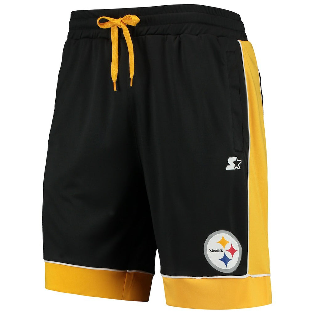 Pittsburgh Steelers Starter Fan Favorite Fashion Shorts Black/Gold