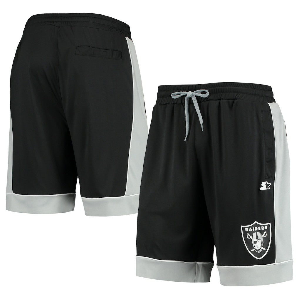 Las Vegas Raiders Starter Fan Favorite Fashion Shorts Black/Silver