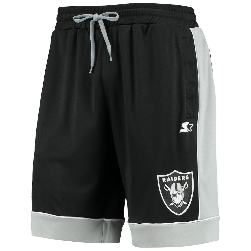 Las Vegas Raiders Starter Fan Favorite Fashion Shorts Black/Silver