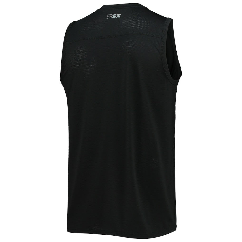 New Orleans Saints MSX by Michael Strahan Rebound Tank Top Black