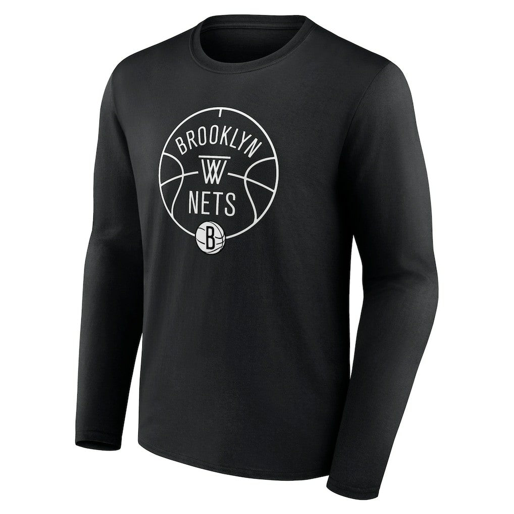 Brooklyn Nets Tip-Off Long Sleeve T-Shirt Black