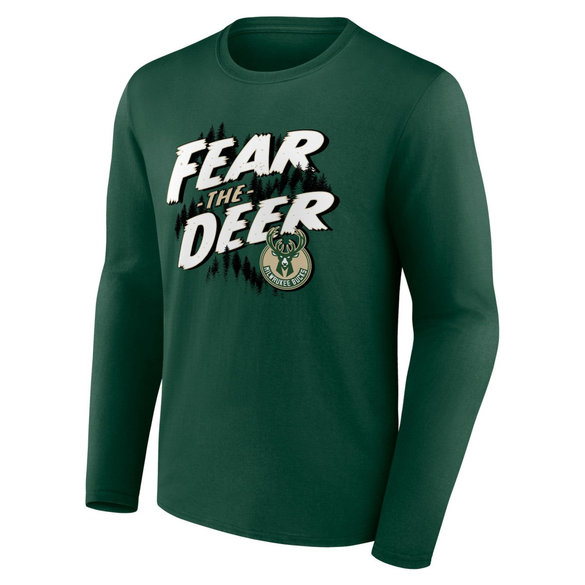 Milwaukee Bucks Tip-Off Long Sleeve T-Shirt Hunter Green
