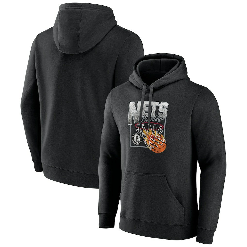 Brooklyn Nets Alley Oop Pullover Hoodie Black