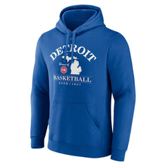 Detroit Pistons Tip-Off Pullover Hoodie Royal