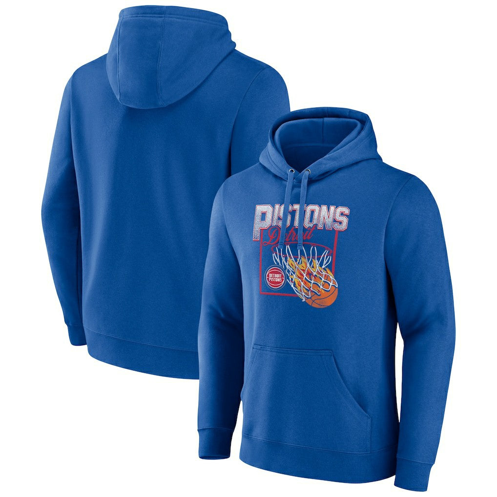 Detroit Pistons Alley Oop Pullover Hoodie Royal